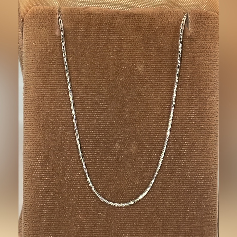Solid Stamped 14K Italy Fancy Snake Neck Chain Necklace Italian Designer - Picture 3 of 7